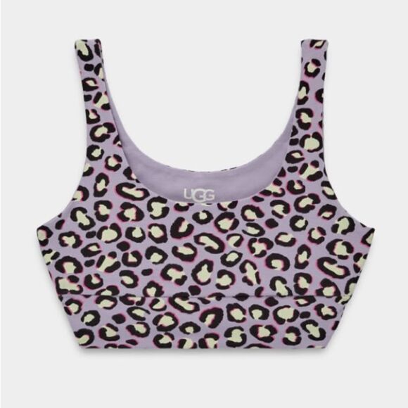 NWT- UGG- Purple leopard Zayley bralette- Animalia- Size medium - Picture 1 of 13